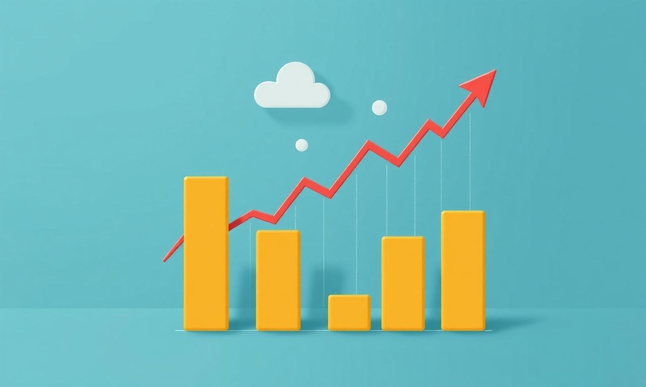 リスクを感じる金融チャートのイメージ