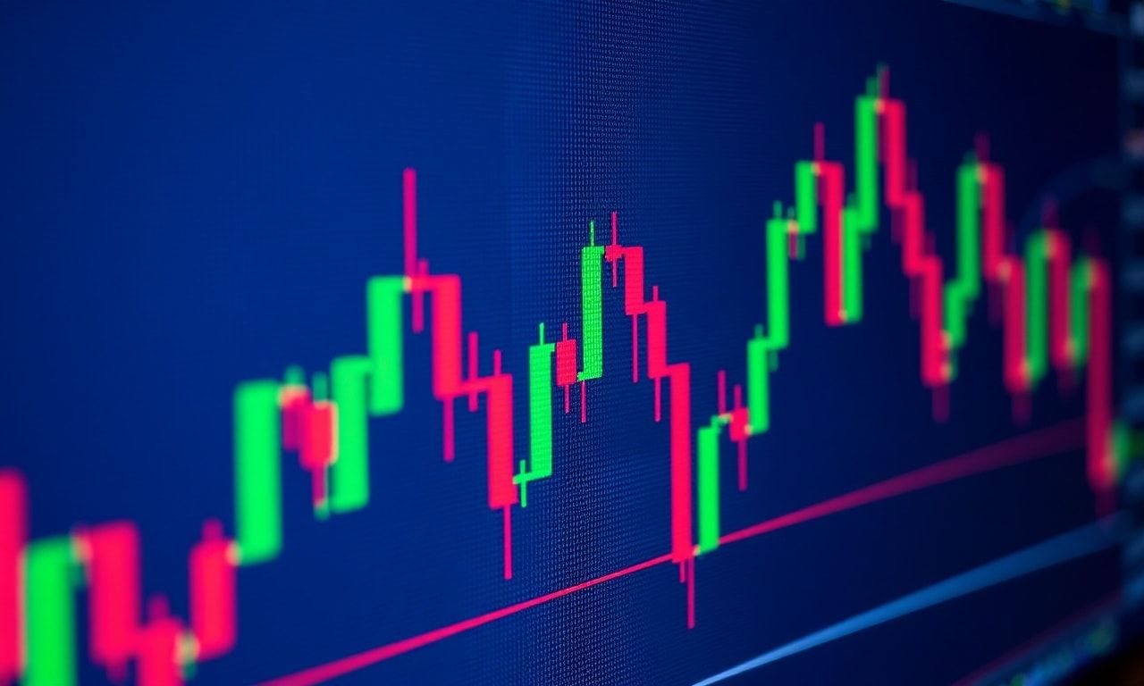 FX取引のチャート画像