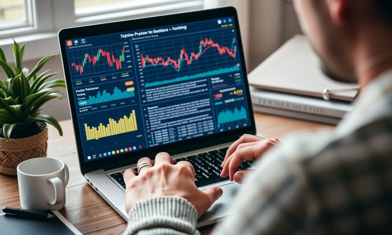 ブログで自動売買を学ぶ様子