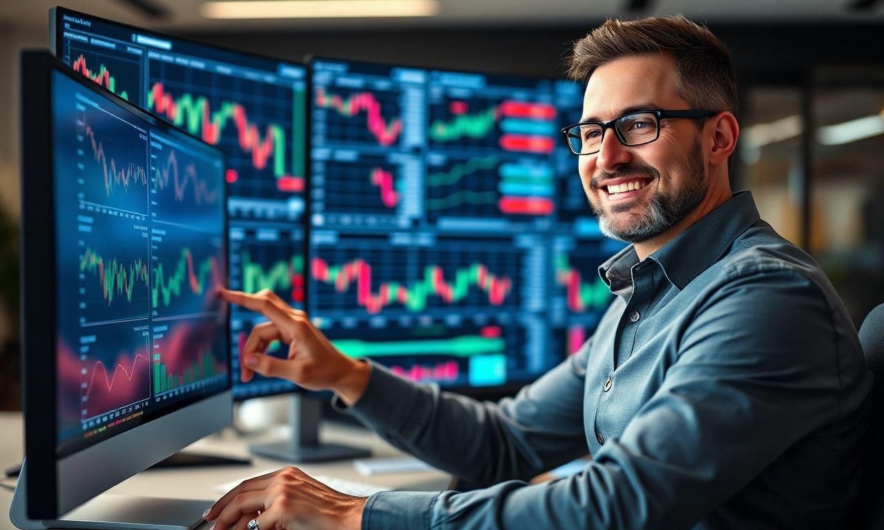 収益を上げているトレーダーのイメージ