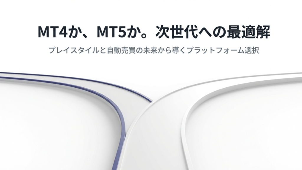 MT4とMT5の違いを理解し次世代トレード環境を考える概要スライド
