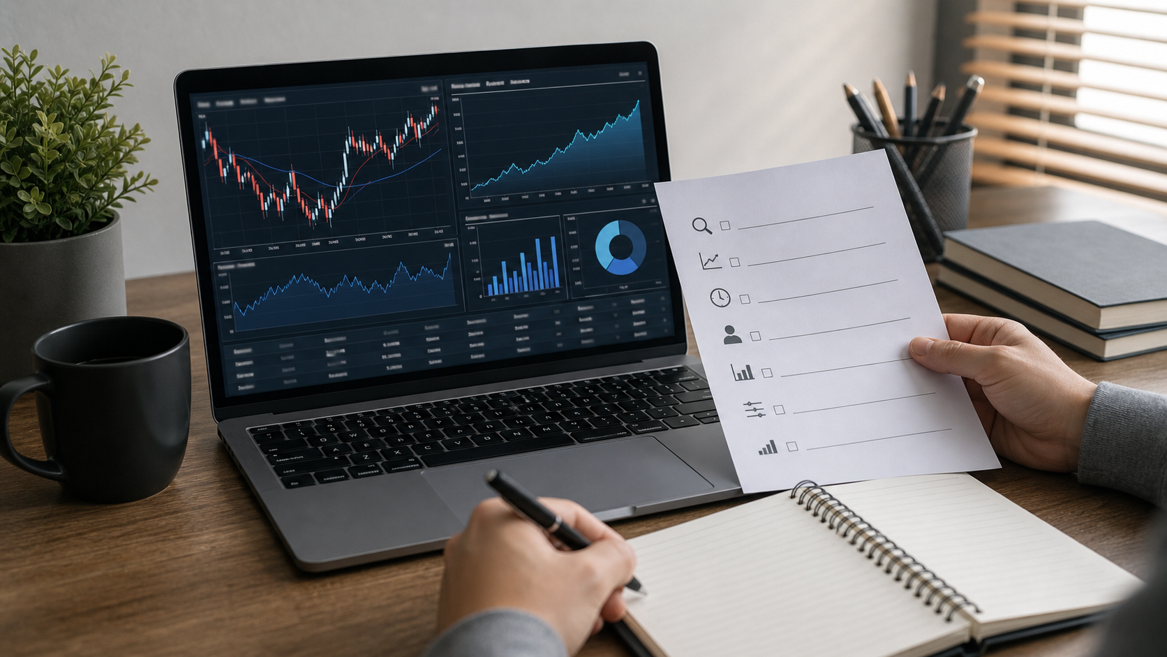FX自動売買を本番前にバックテストとデモ口座で検証する様子