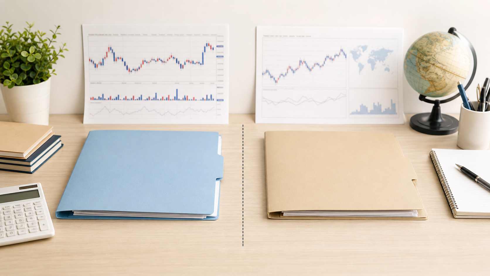 国内FXと海外FXの税金の違いを整理する書類