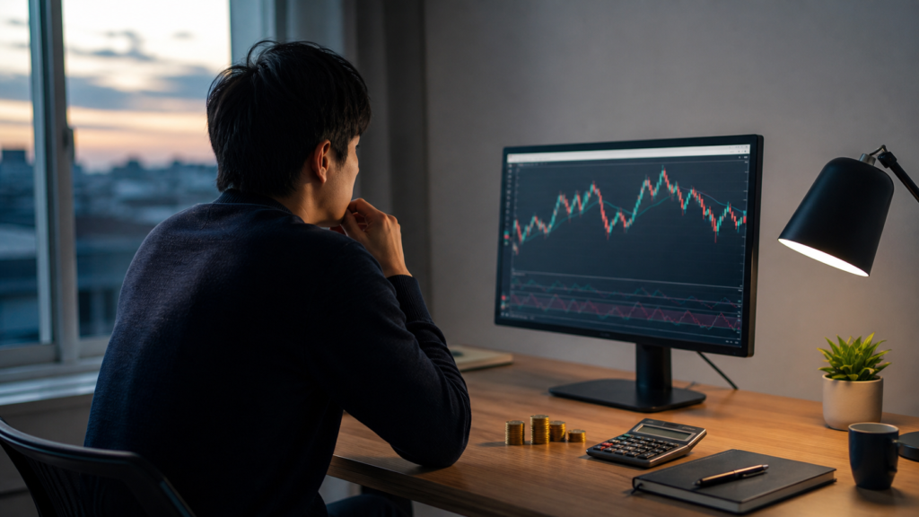 FXで億万長者はいないと言われる現実を、チャートと資金管理から冷静に検証する投資家