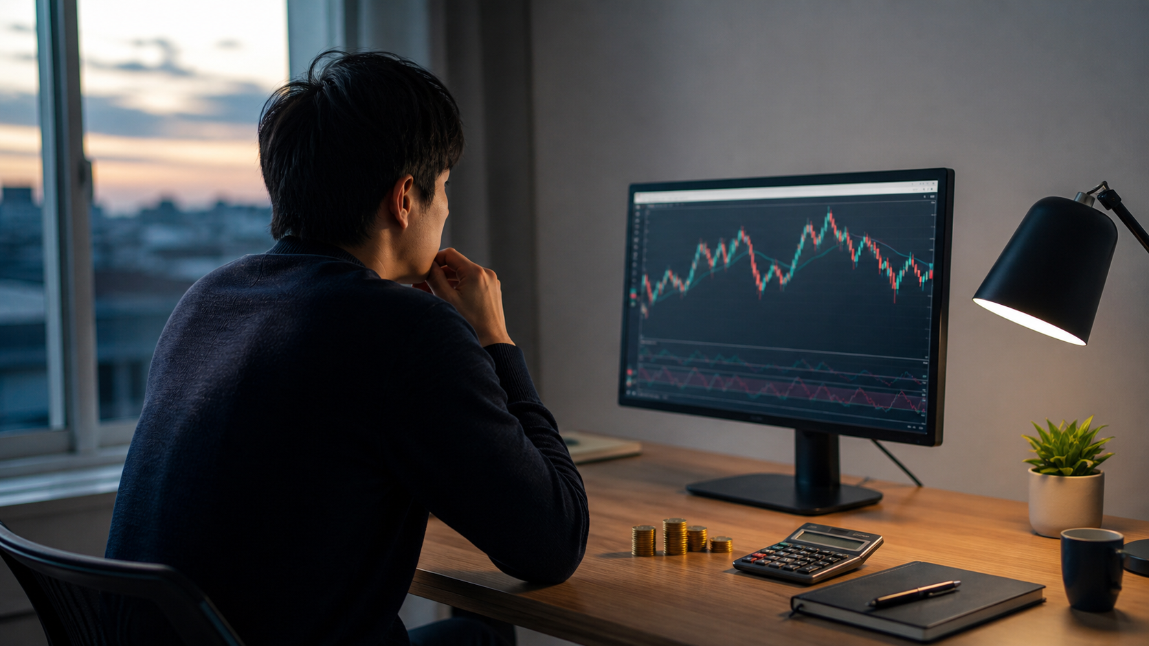 FXで億万長者はいないと言われる現実を、チャートと資金管理から冷静に検証する投資家