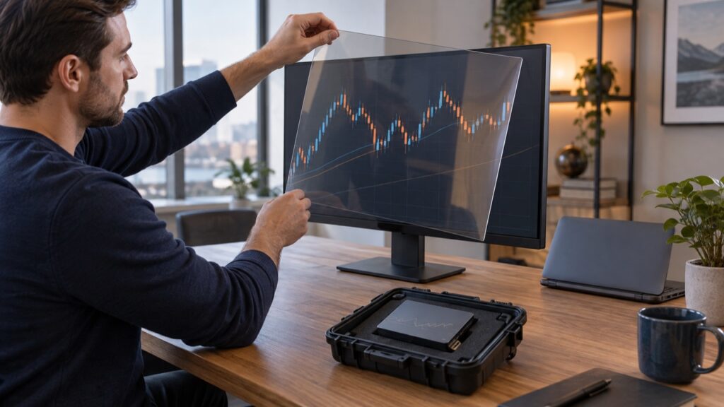 チャートから表示を外しても保存したファイルは残ることを表した説明イメージ