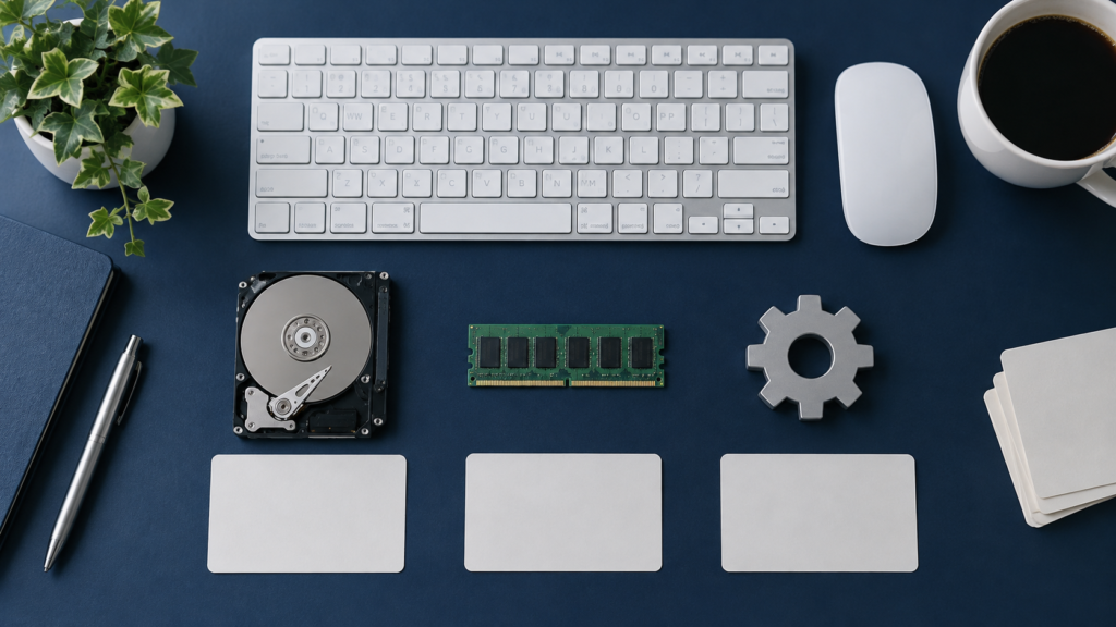 PCの動作が重い原因を切り分けるための机上の確認道具